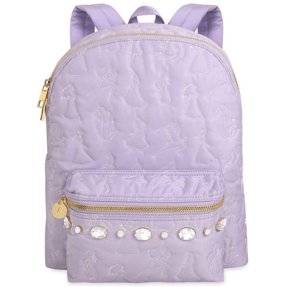 Stoney Clover Lane Disney Princess Royal Treatment Classic Backpack Lavender - Picture 15 of 15